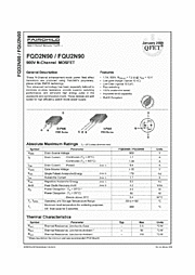 DataSheet FQU2N90 pdf